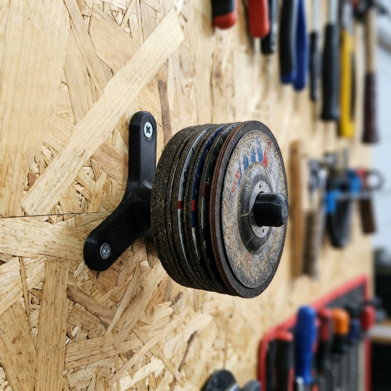 Workshop Tools Wall - 1 stuks wandmontage slijpmachinehouder voor 125