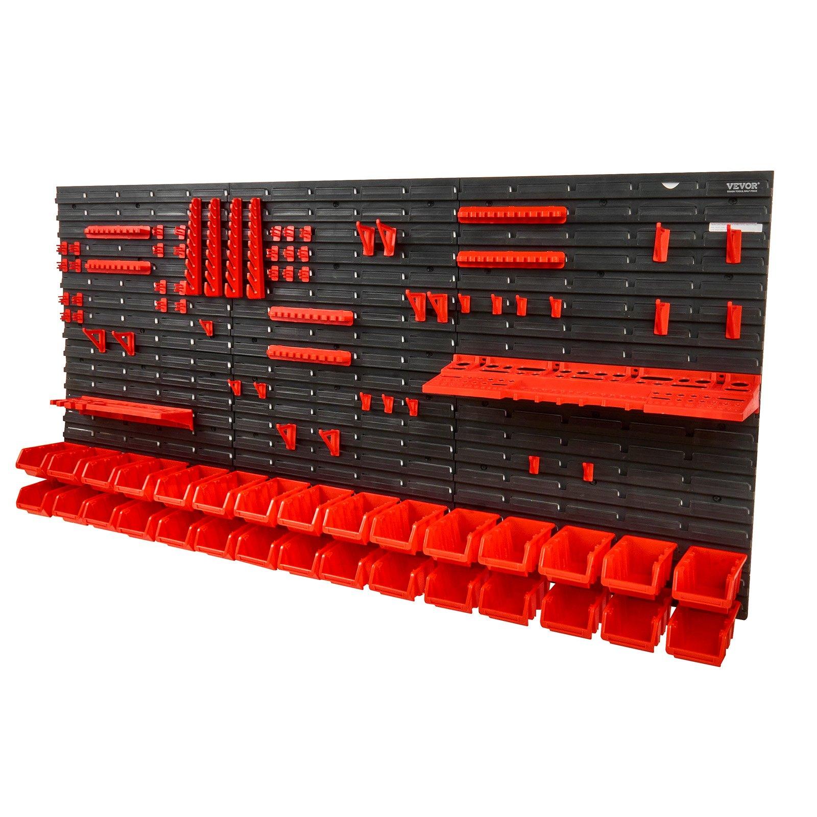 Workshop Tools Wall - Wandmontage 30-delige plastic onderdelenrek organizer hardware