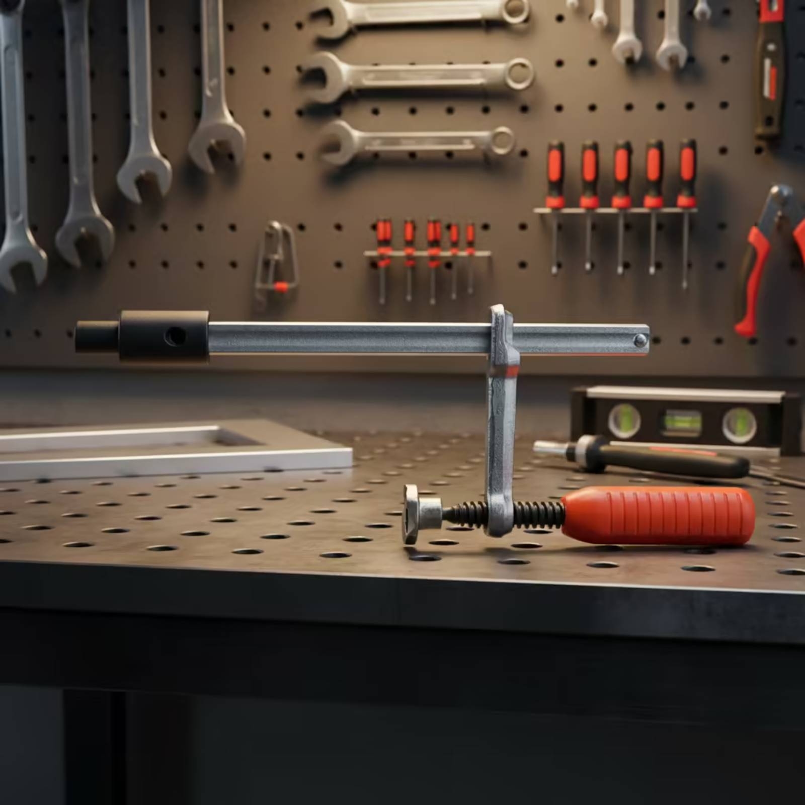 Tools For Fabrication Workshop - Metaalbewerkingsklem Hoge sterkte inzetklem met T-handgreep