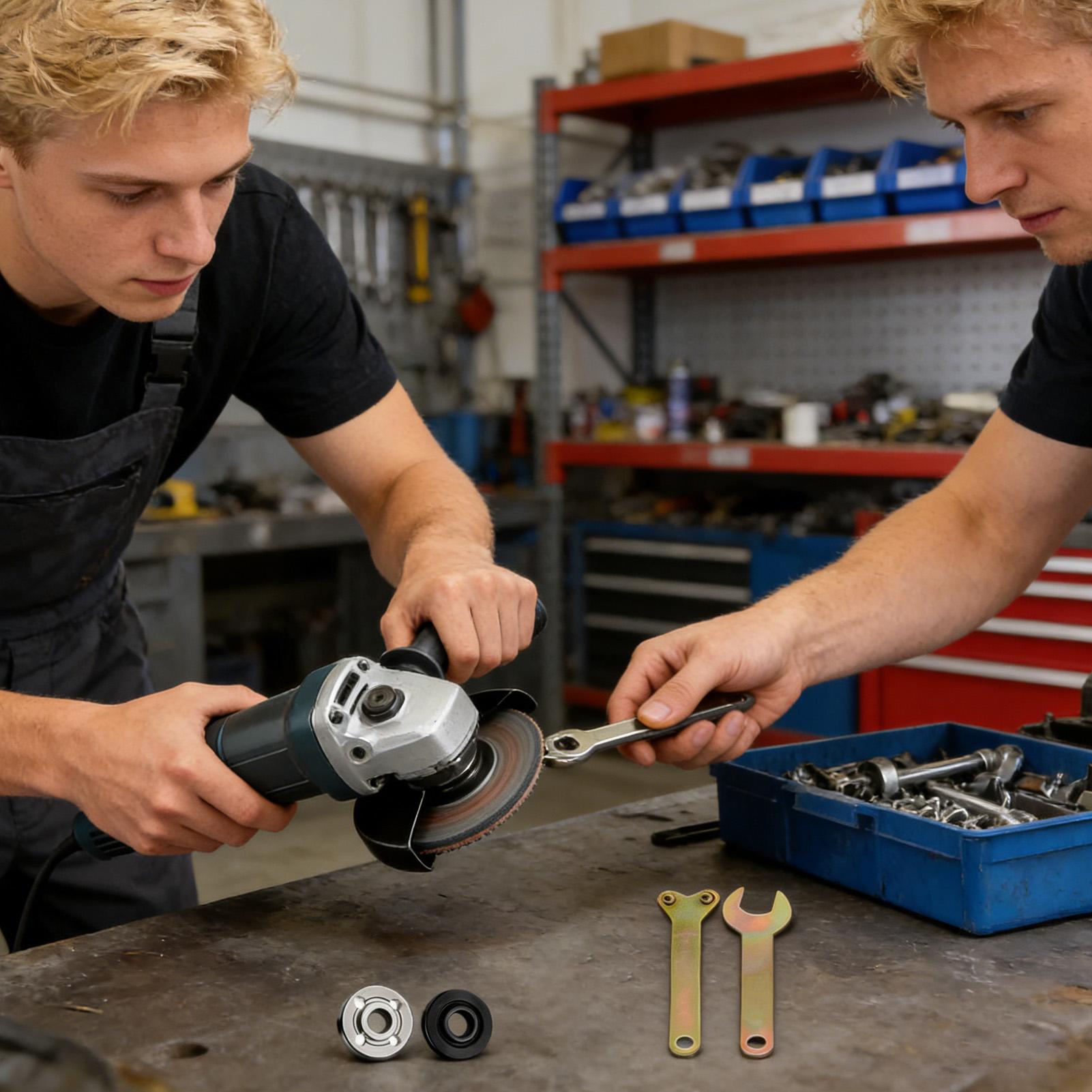 Power Tools In Workshop - Haakse slijpmachine Moer Elektrische boormachinesleutelset Vervangende