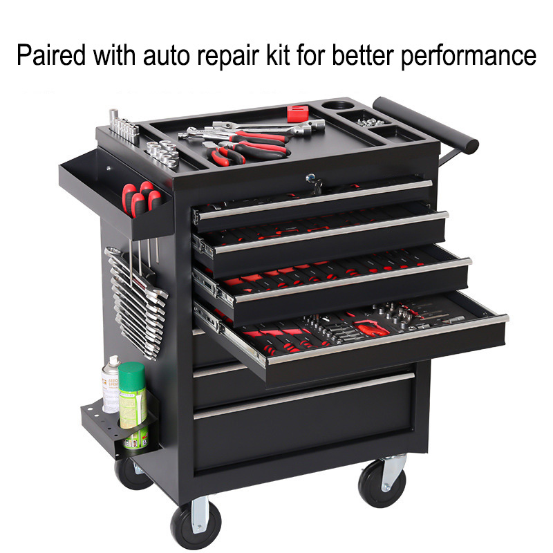 Maintenance Workshop Tools - 5-laden werkplaatswagen met gereedschapskist, multifunctioneel, voor