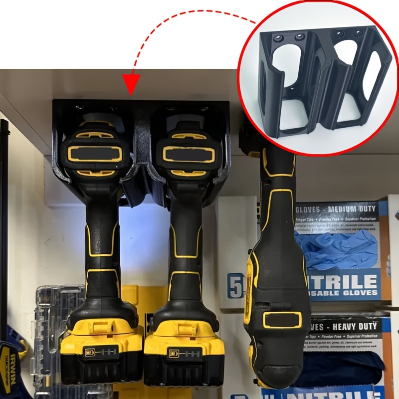Power Tools In Workshop - Gereedschapsopbergrek Aan de muur gemonteerde organisator