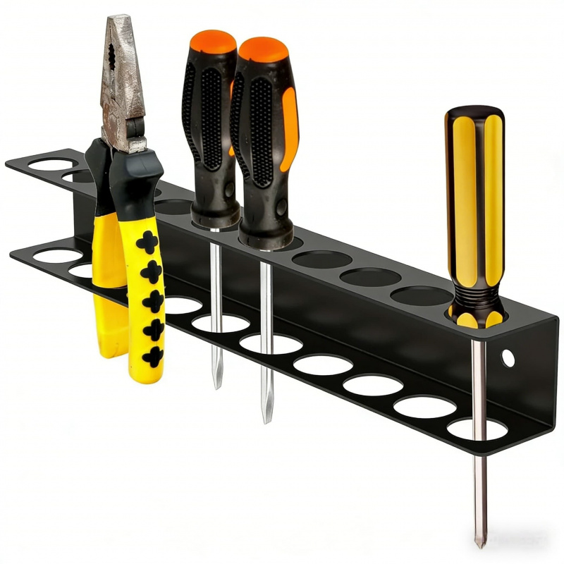 Tools Use In Workshop - 14-delige wandmontage anti-roest gereedschapsopbergplank voor thuis