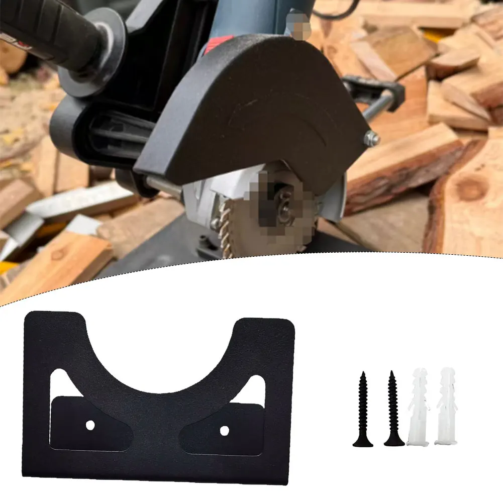 Tools Use In Workshop - Haakse slijper opbergrek aan de muur