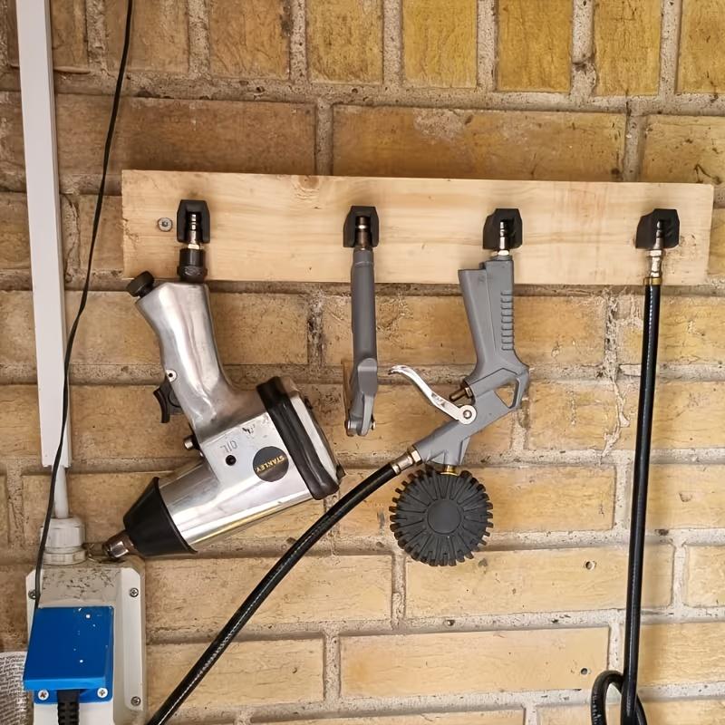 Workshop Tools Wall - 4-delige pneumatische luchtgereedschap wandmontage houderset 3D