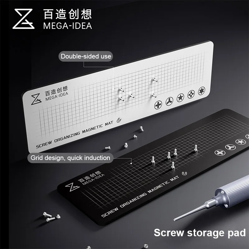 Screw Organizer Kit - QIANLI MEGA-IDEA Universele magnetische reparatieschroeven Opbergpad