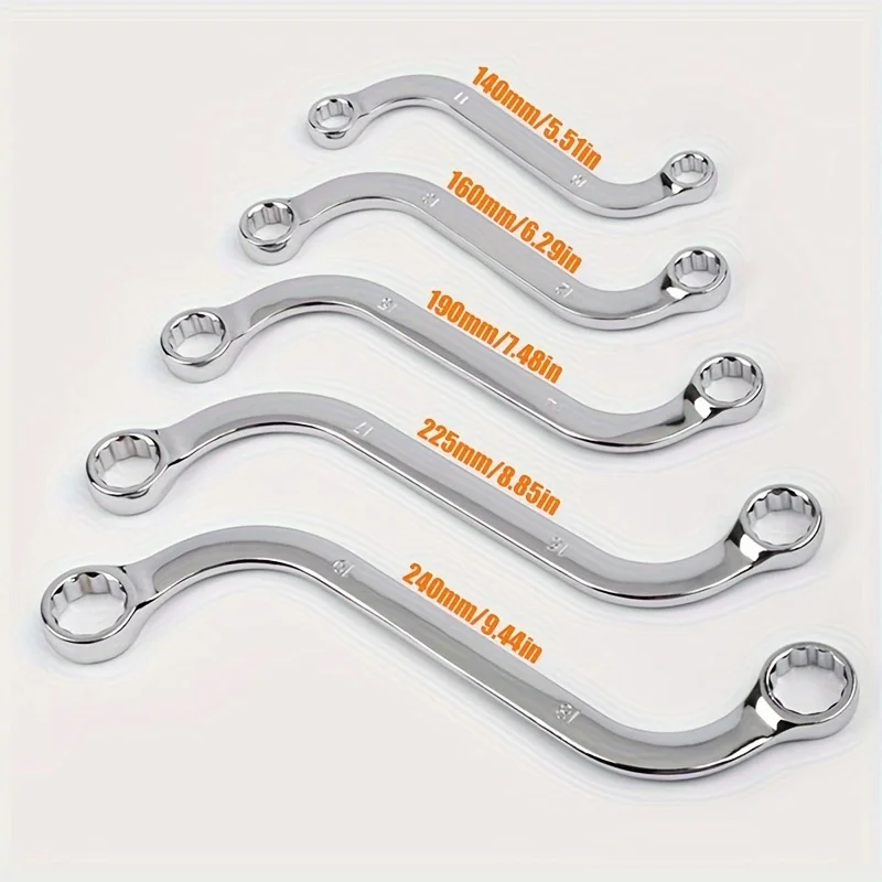 5 Stuks S Type 10-19 Mm 12-Pun - Maintenance Workshop Tools recensie en prijs