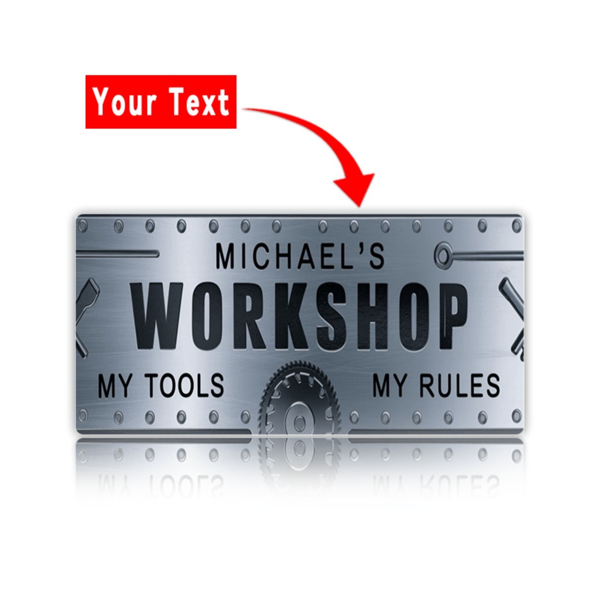 Gepersonaliseerde Naam Worksho - Workshop Tools Name recensie en prijs