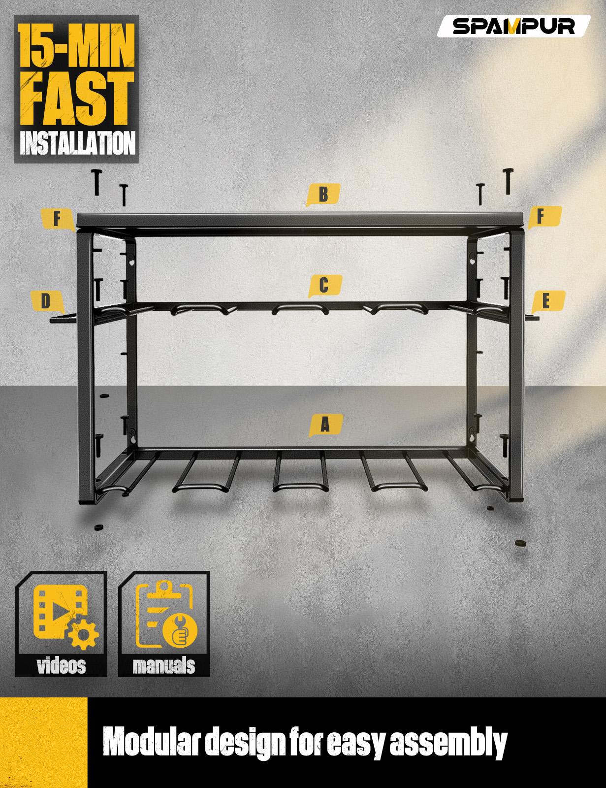 Zware metaal gereedschapsorgan - Workshop Tools Wall recensie en prijs