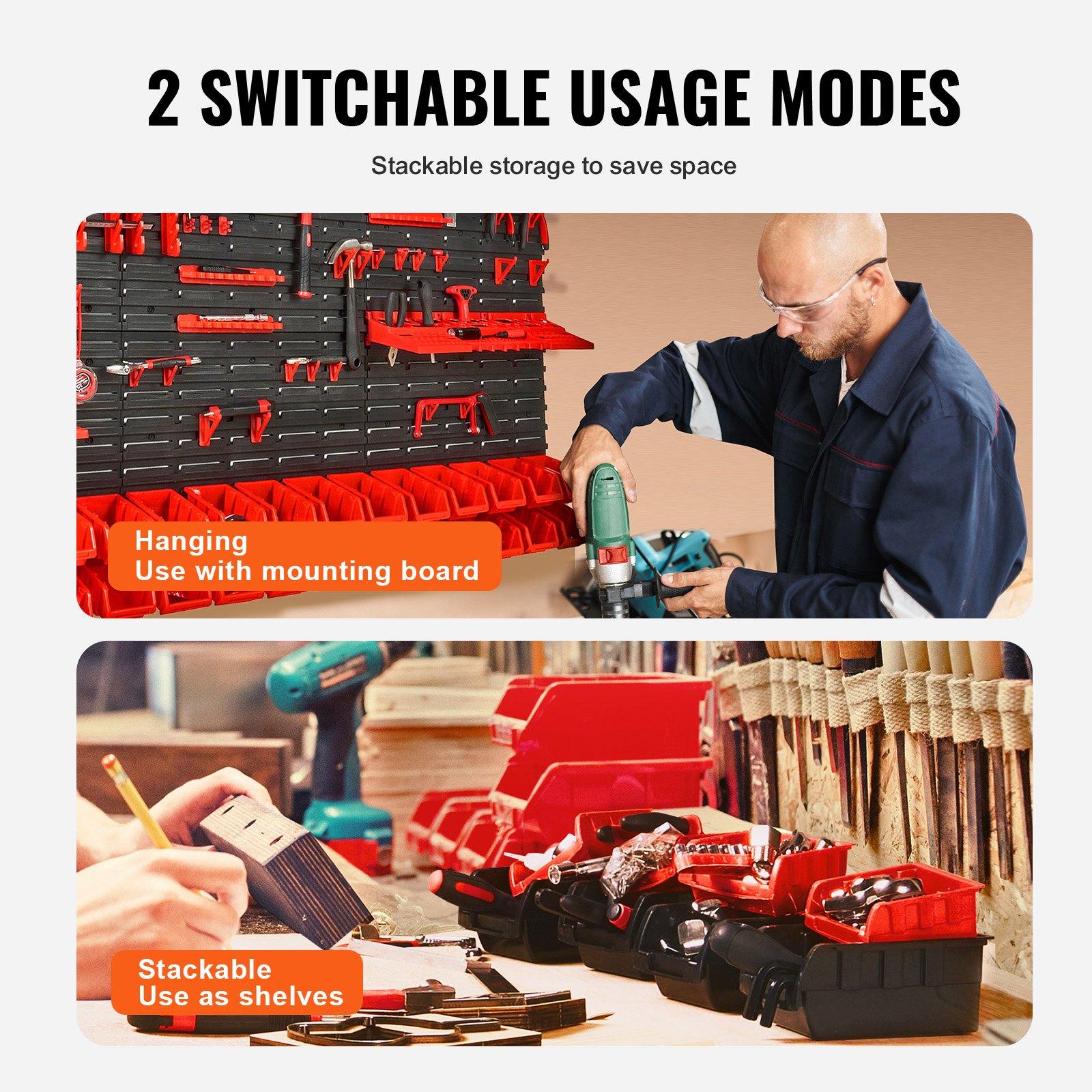 Wandmontage 30-delige plastic  - Workshop Tools Wall recensie en prijs
