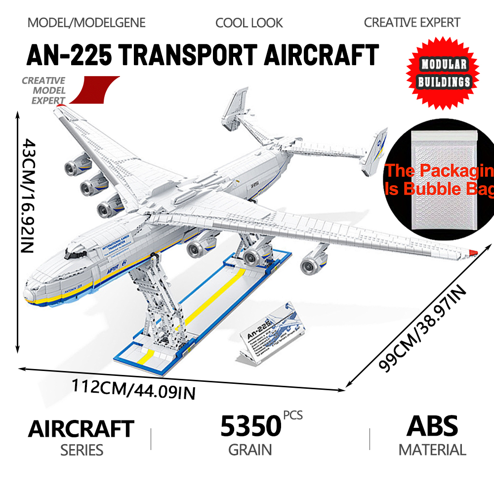 A-225 Grote Transportvliegtuig - Hand Plane Block recensie en prijs
