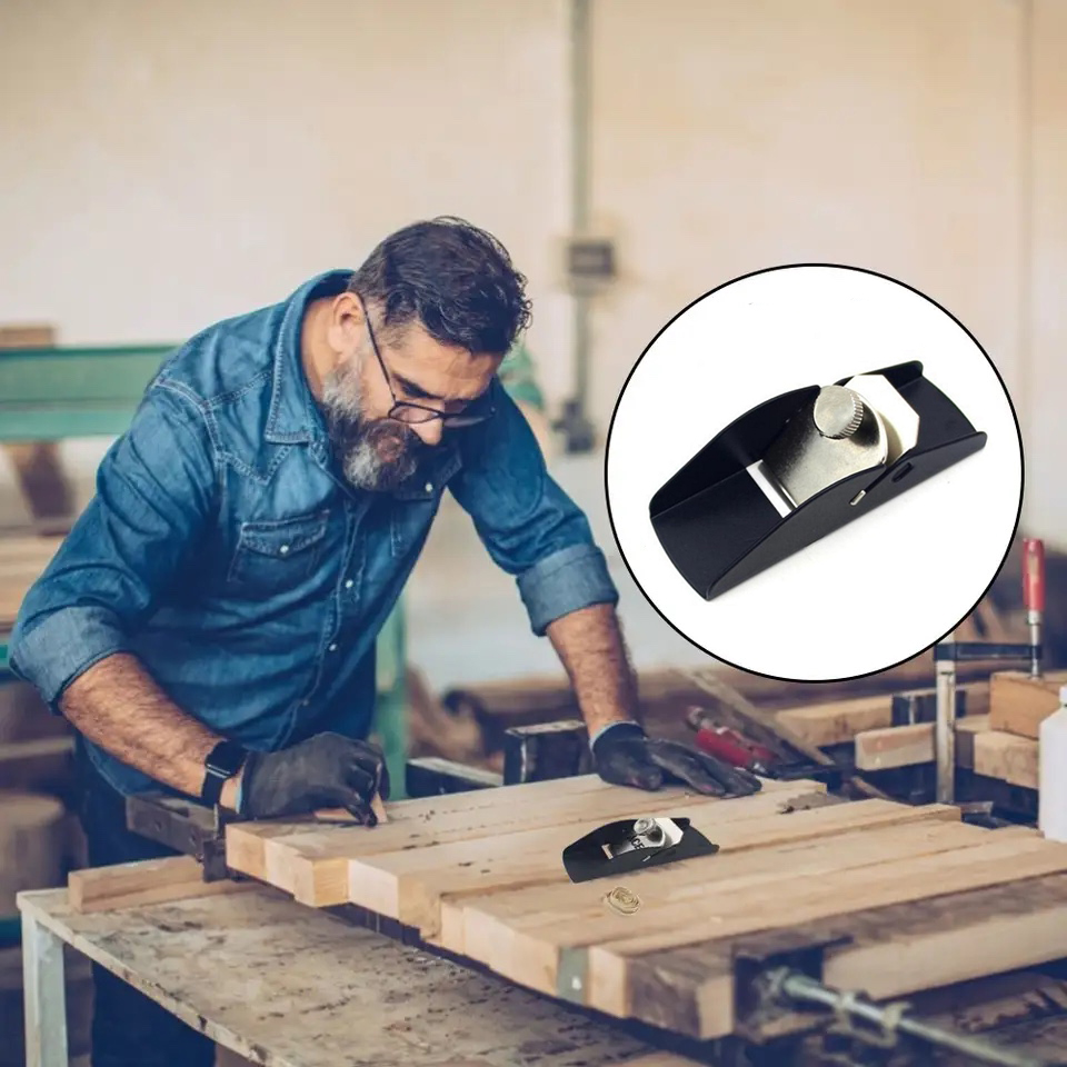 Mini-vliegtuigvormige houtbewe - Hand Plane Block recensie en prijs
